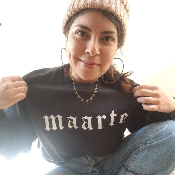 Black MAARTE Crewneck