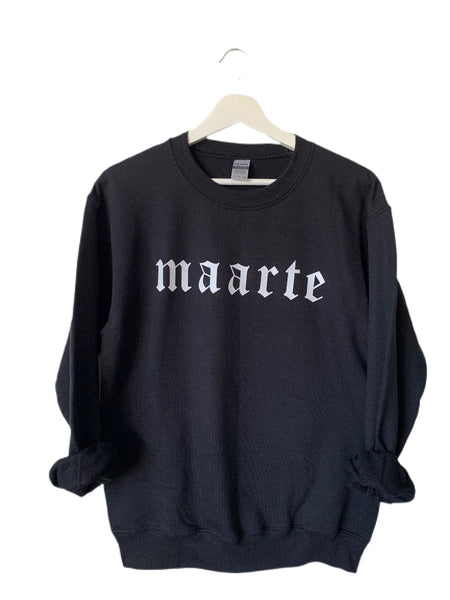 Black MAARTE Crewneck