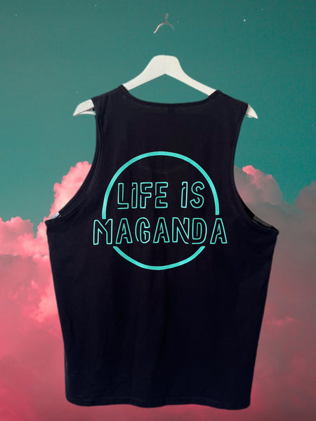 Black “Life is Maganda” Unisex Tank