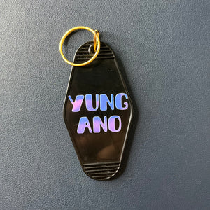 Yung Ano Keychain (black) | Motel Keychain
