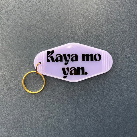 Kaya Mo Yan Keychain (Lavender) | Motel Keychain